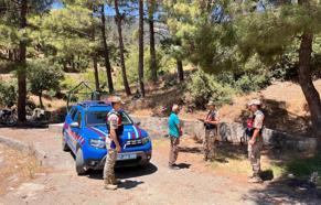 Gaziantep’te Jandarma orman yangınlarına karşı bölgeyi dronla denetliyor