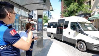 Lüleburgaz'da klima açmayan yolcu minibüsü sürücülerine ceza