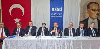 Tahliye kararı verilen evlerin sahipleriyle toplantı yapıldı