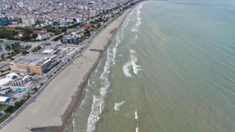 Samsun'da 'denize girmeyin' uyarısı