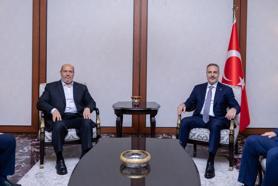 Bakan Fidan, Hamas Siyasi Büro Şefi Hayye’yi kabul etti