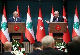 Cumhurbaşkanı Erdoğan, Lübnan Cumhurbaşkanı Avn'ı resmi törenle karşıladı (2)