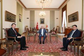 TBMM Başkanı Kurtulmuş, Saadet Partisi Genel Başkanı Arıkan'ı kabul etti