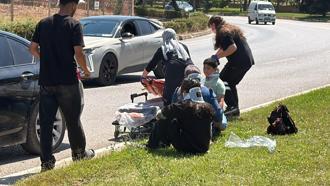 Kaza ihbarına giden polis aracına otomobil çarptı: 1’i polis, 1’i bekçi 6 yaralı