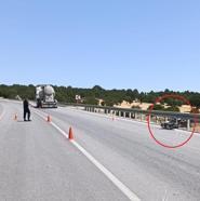 Beton mikserinin çarptığı motosikletin sürücüsü öldü, 13 yaşındaki kızı ağır yaralandı