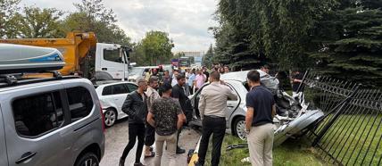 Erzurum’da yağışlı havada zincirleme kaza: 5 yaralı