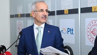 Bakan Uraloğlu: PTT'de posta ve kargo gönderi sayısı 210 milyona ulaştı