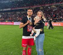 Çorum FK futbolcusu Atakan Akkaynak, eşi ve bebeği ile trafik kazası geçirdi