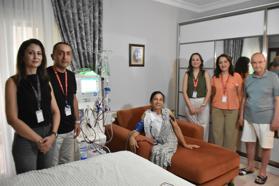 7 yıllık diyaliz hastasına evinde tedavi imkanı