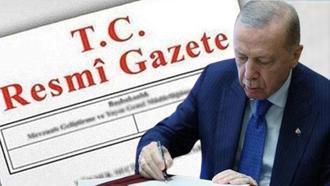Cumhurbaşkanlığı tarafından yapılan atamalar Resmi Gazete'de