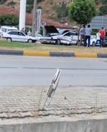 Eğirdir'de zincirleme kaza