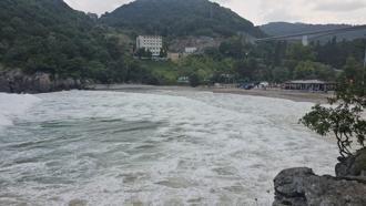 Zonguldak'ta denize girişler yasaklandı