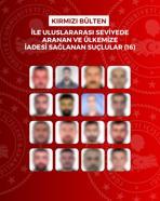 16'sı kırmızı bültenle aranan 60 firari suçlu yurda getirildi