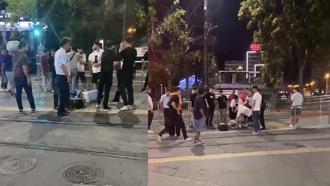 Zeytinburnu’nda parasını çaldıklarını öne sürdüğü 3 kişinin peşinden gitti, darbedildi