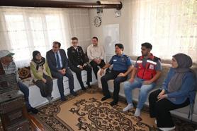 Kaymakam Türker’den şehit ve gazi ailelerine ziyaret