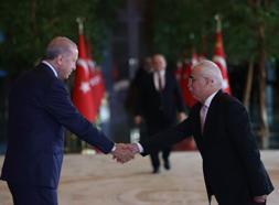 Cumhurbaşkanı Erdoğan, Zafer Bayramı tebriklerini kabul etti / Fotoğraflar