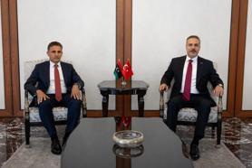 Bakan Fidan, Libya Genelkurmay Başkan Vekili Salahattin Nemruş'u kabul etti