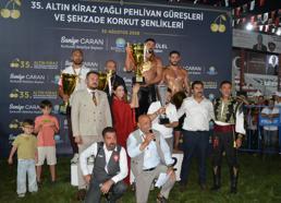Korkuteli'de başpehlivan Batmaz oldu