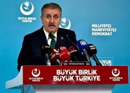 Destici: Türkiye'nin terör belasından kurtulmasını hep arzu ettik