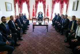 Cumhurbaşkanı Erdoğan, kulüp başkanlarını kabul etti