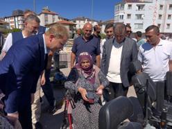 Kayseri’de 15 engelliye, akülü araç dağıtıldı
