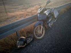 Kayseri’de bariyerlere çarpan motosikletin sürücüsü öldü
