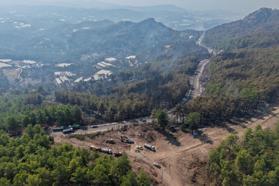 Antalya Kumluca'daki orman yangın tamamen kontrol altında