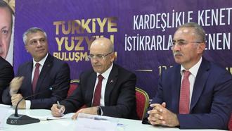 Bakan Şimşek, Bolu’da iş dünyası ve partililerle buluştu