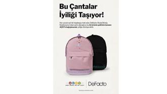 DeFacto ve AÇEV ‘Bu Çantalar İyiliği Taşıyor’ kampanyasını duyurdu