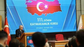 Bakan Güler, kaymakam adaylarıyla bir araya geldi