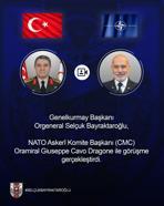 Genelkurmay Başkanı Bayraktaroğlu, NATO Askeri Komite Başkanı ile görüştü