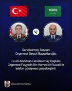 Genelkurmay Başkanı Orgeneral Bayraktaroğlu, Suudi mevkidaşı Al-Ruwaili ile görüştü