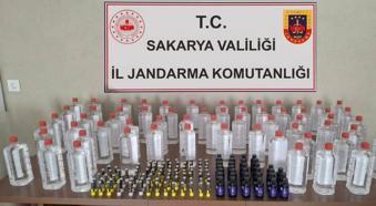 Sakarya'da sahte içki operasyonu: 5 gözaltı