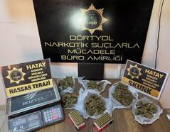 Evinde 350 gram skunk ele geçirilen şüpheli gözaltına alındı
