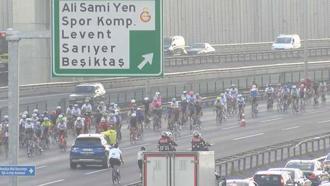 İstanbul’da bisiklet yarışı nedeniyle kapatılan yollar trafiğe açıldı