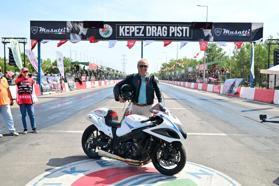 Başkan Kocagöz moto drag heyecanına ortak oldu
