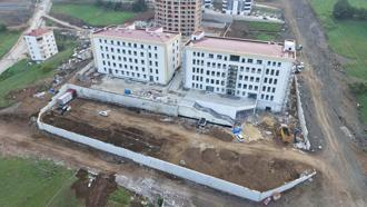 Canik Fen Lisesi yapım çalışmalarında sona gelindi