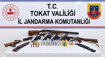 Tokat'ta jandarmadan silah kaçakçılığı operasyonu: 11  gözaltı
