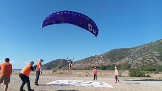 Anamur'da yamaç paraşütü şampiyonası ve milli takım seçmeleri