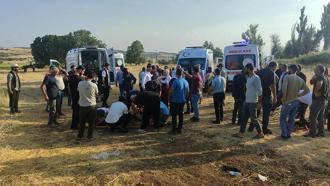 Diyarbakır’da devrilen otomobildeki 4’ü çocuk, 9 kişi yaralandı