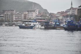 Bartın'da, boy sınırının altında balık avlayanlara ceza
