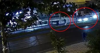 Batman’da otomobilin yayalara çarptığı kaza kamerada