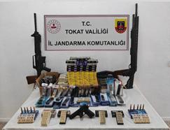 Tokat'ta silah kaçakçılarına operasyon