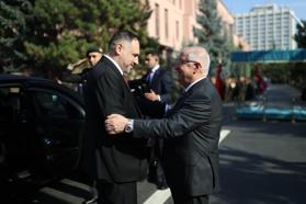Bakan Güler, Arnavut mevkidaşı Nufi ile bir araya geldi