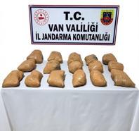 Van’da araziye gizlenmiş 22 kilo toz esrar ele geçirildi