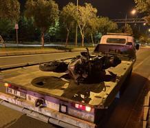 Kayseri’de otomobille çarpışan motosiklet sürücüsü ağır yaralandı