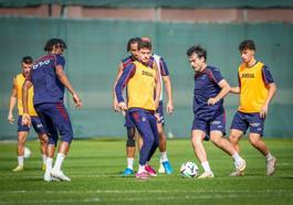 Trabzonspor, KuPS maçı için Tampere’ye gitti