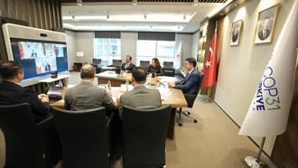 Bakan Kurum'dan COP31 öncesi üçlü görüşme