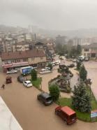 Zonguldak’ta cadde ve sokaklar göle döndü