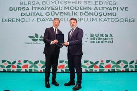 Bursa Büyükşehir Belediyesi’nin itfaiye yatırımlarına ulusal ödül